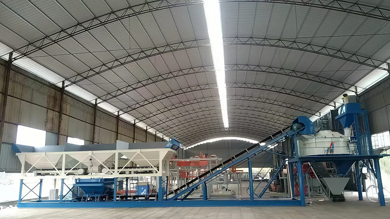 planetary main mixer, used to display the relevant equipment and structures of vertical-shaft planetary concrete mixer