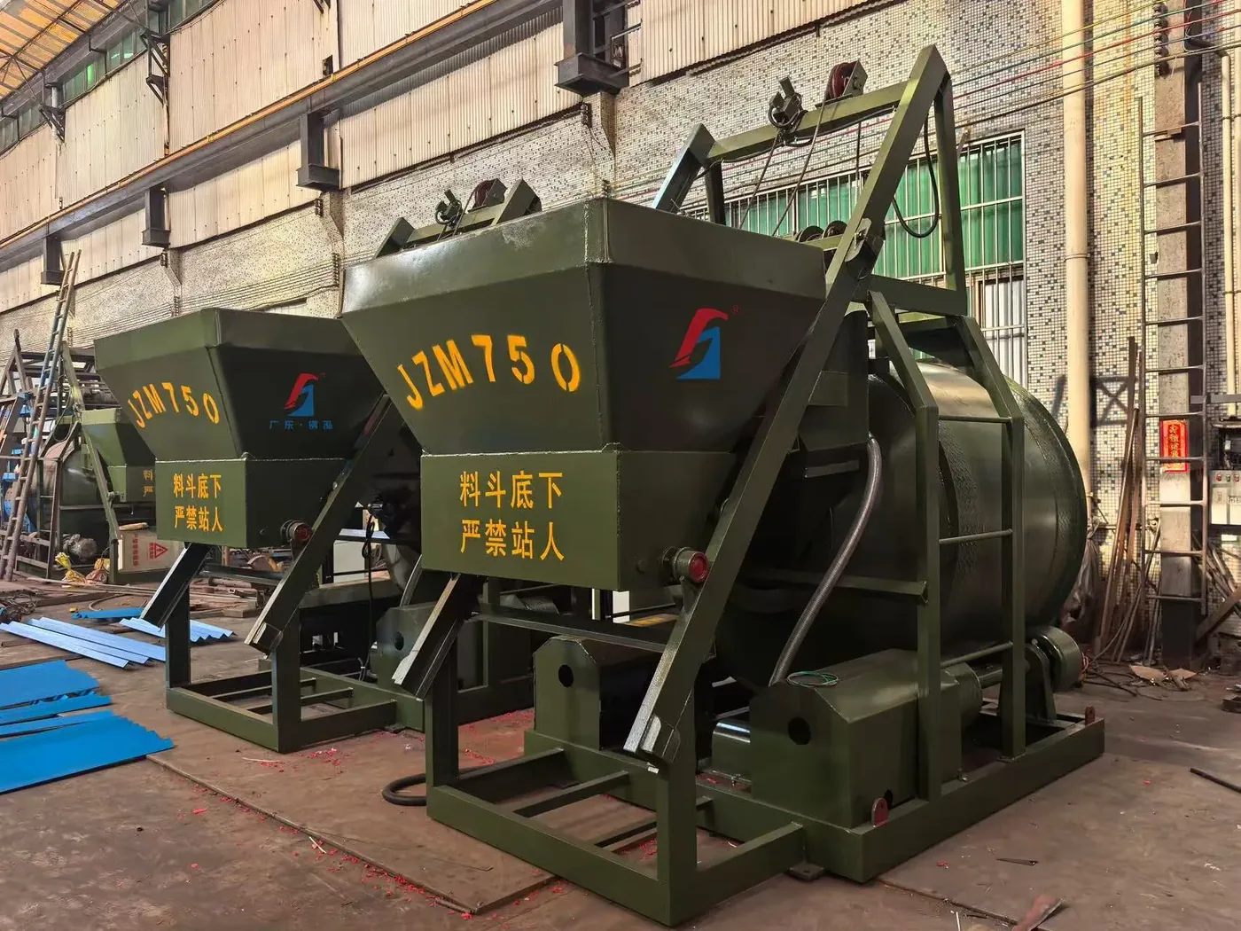 JZC series concrete mixer, used to demonstrate JZC350 drum concrete mixer related equipment and structures.
