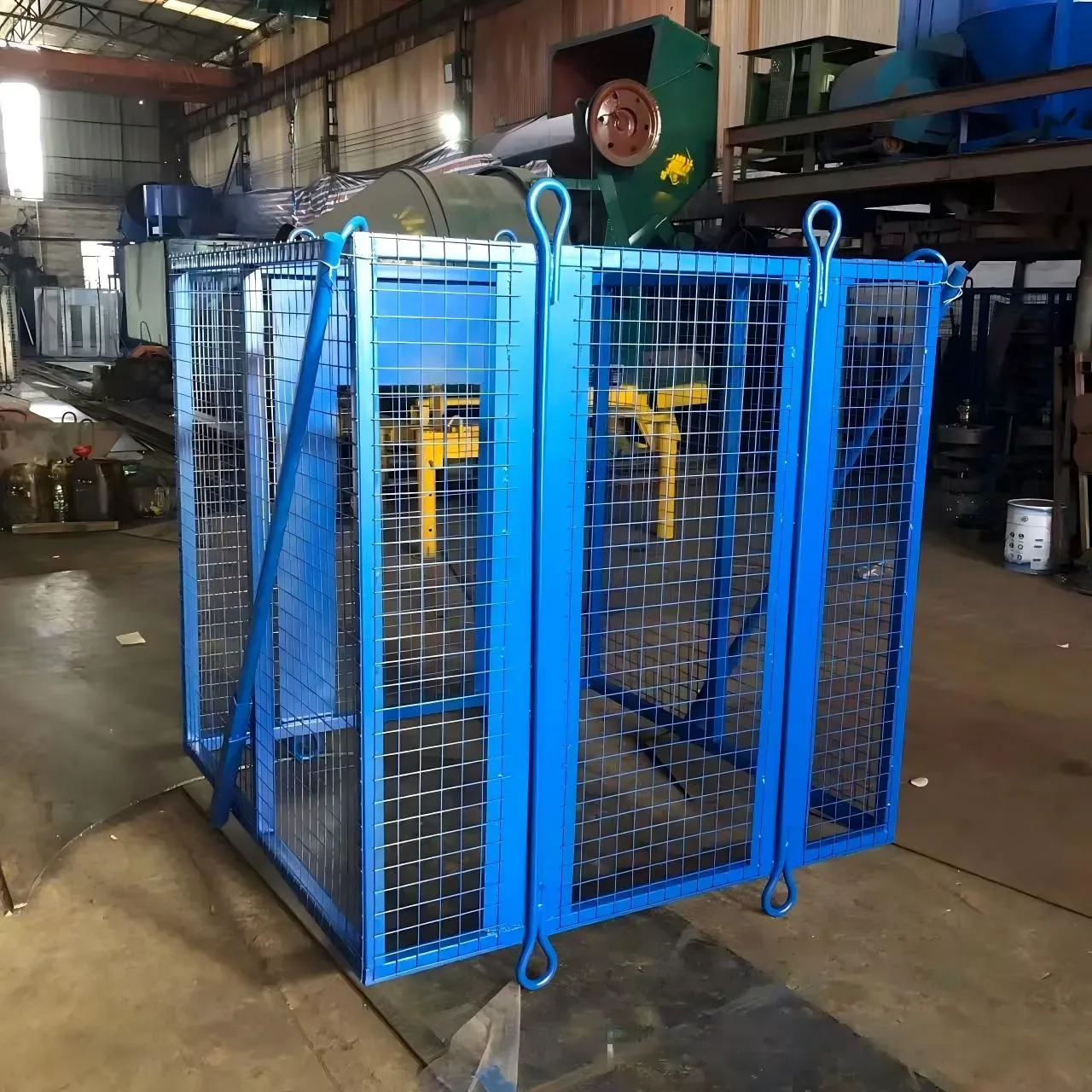 Autoclaved aerated concrete production line mold cage, used to display equipment and structures related to autoclaved aerated concrete production line mold cage.