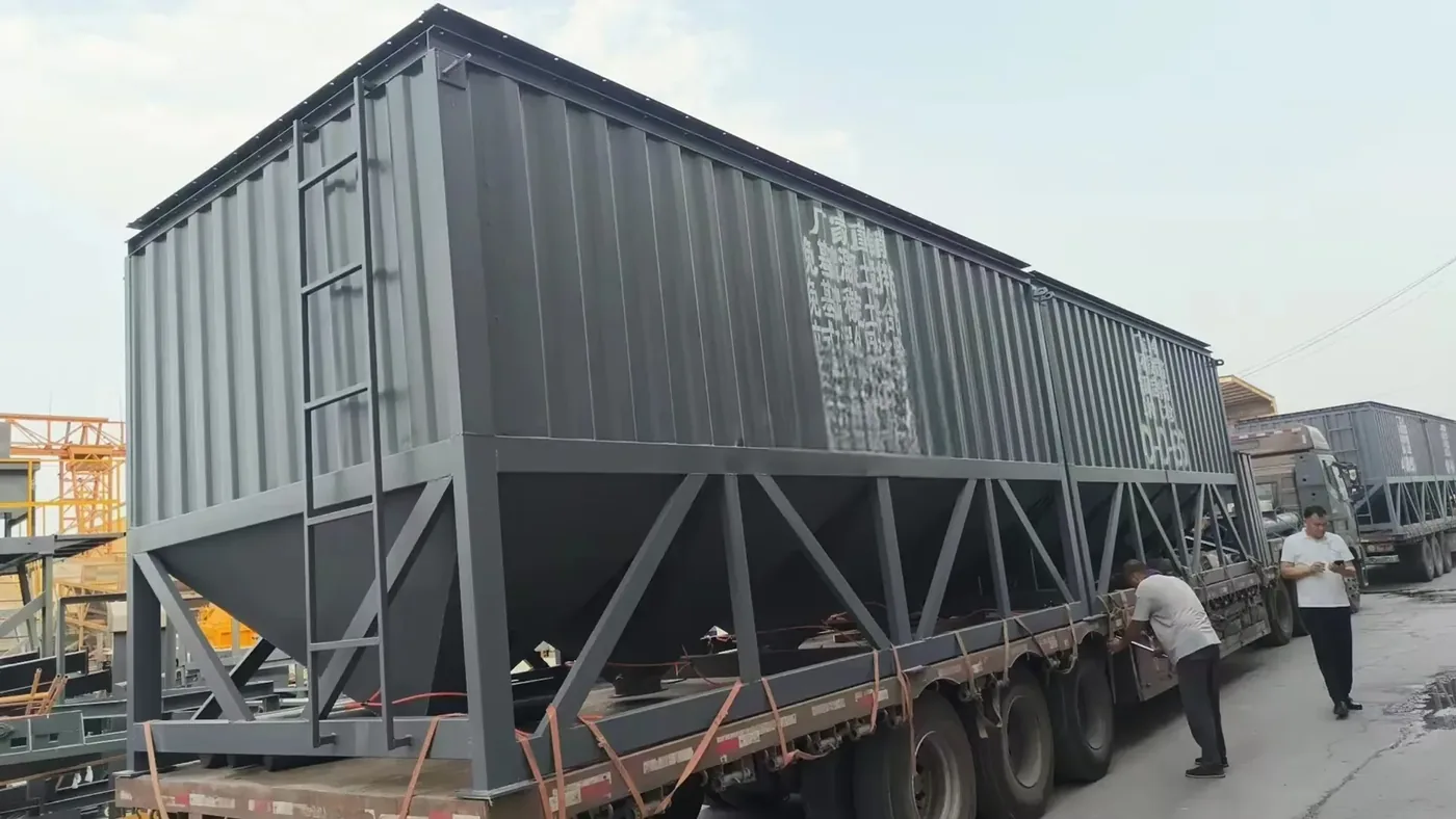 concrete equipment project site, used to display equipment and structures related to concrete equipment industry applications