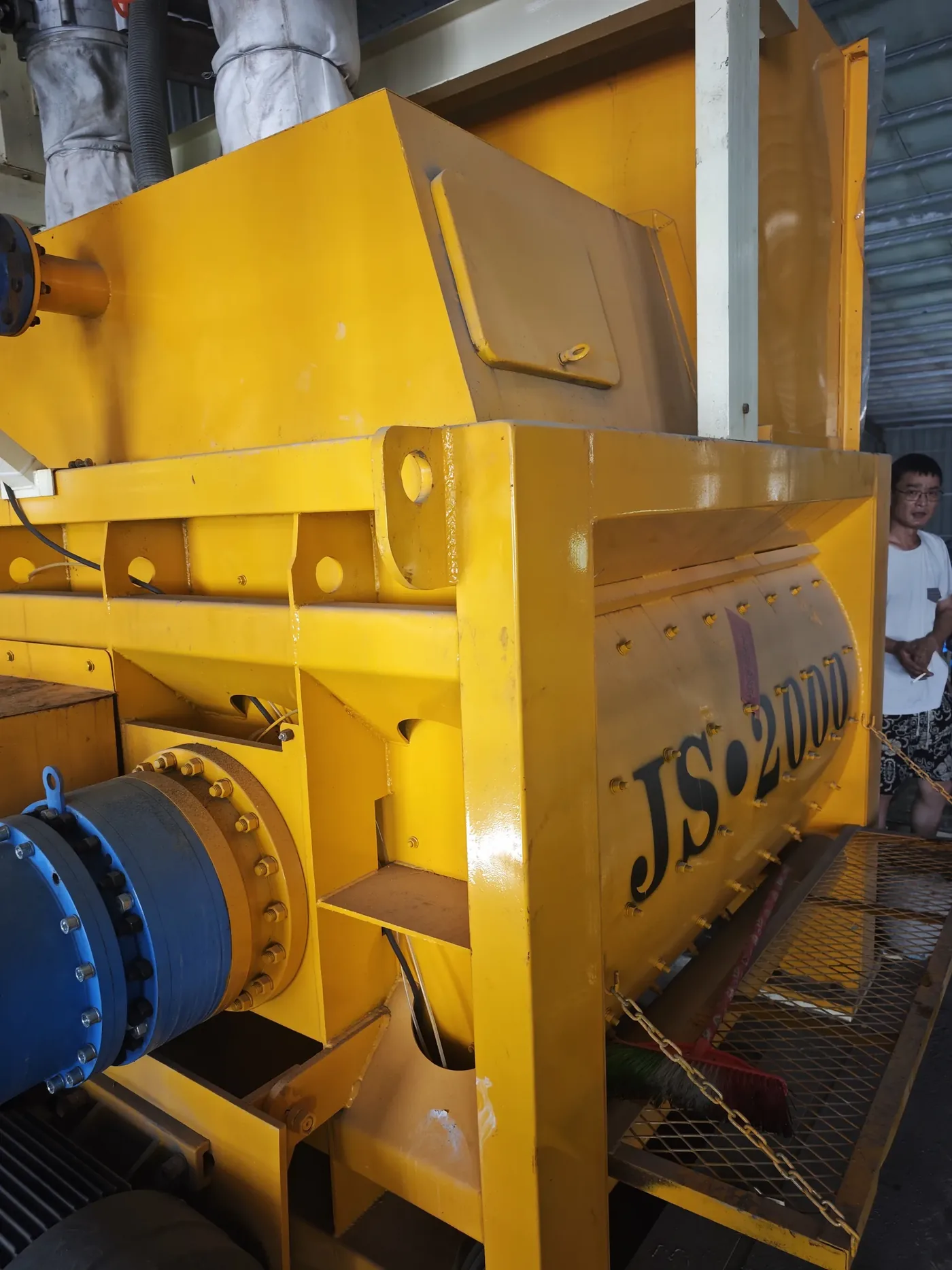 Foundation-free concrete mixing equipment, used to display concrete production in remote project sites related equipment and structures