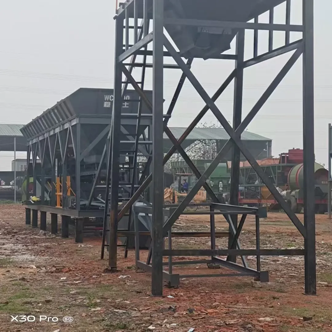 Integrated concrete mixing equipment, used to display equipment and structures related to how large batching plant arranges export transportation