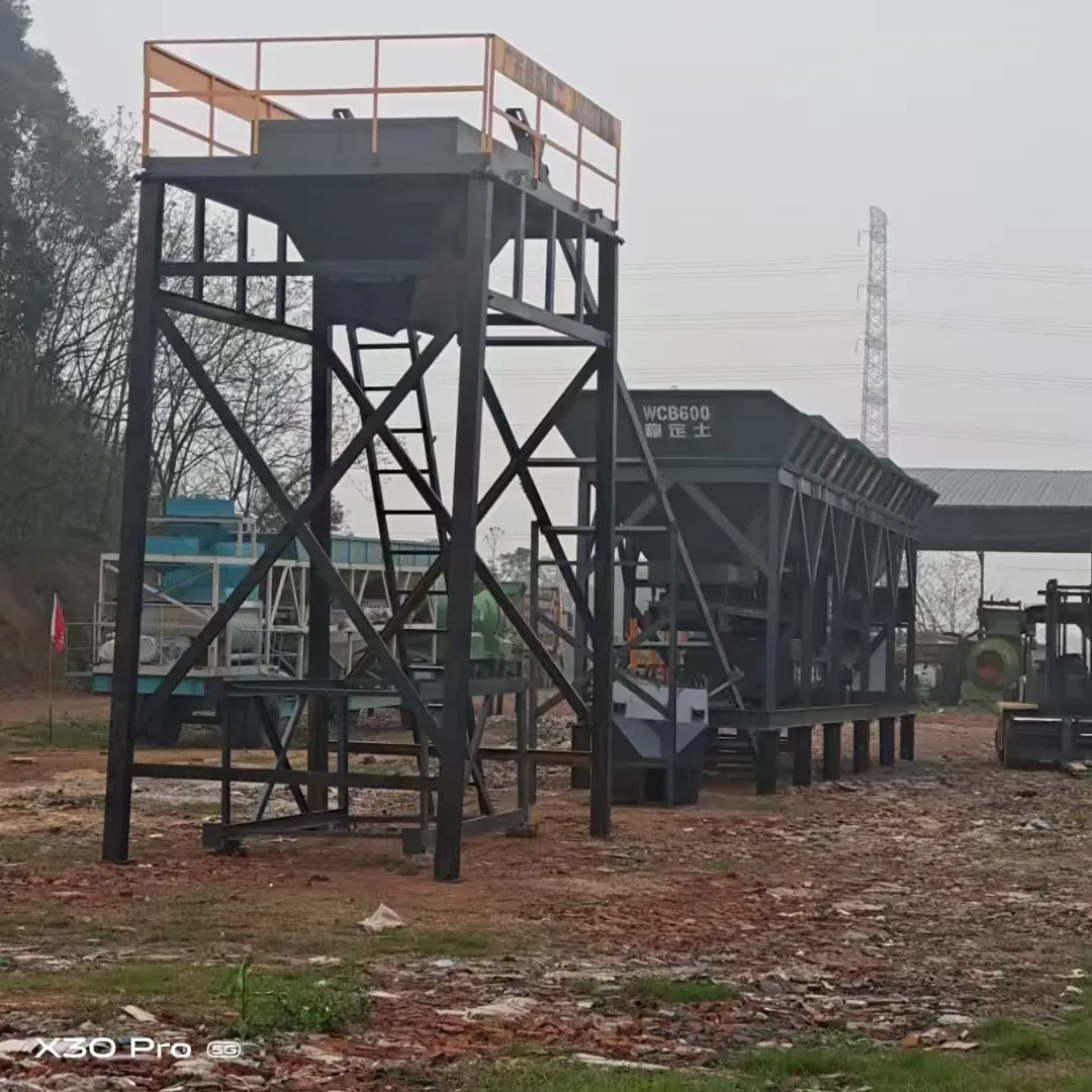 Integrated concrete mixing equipment, used to display equipment and structures related to how large batching plant arranges export transportation
