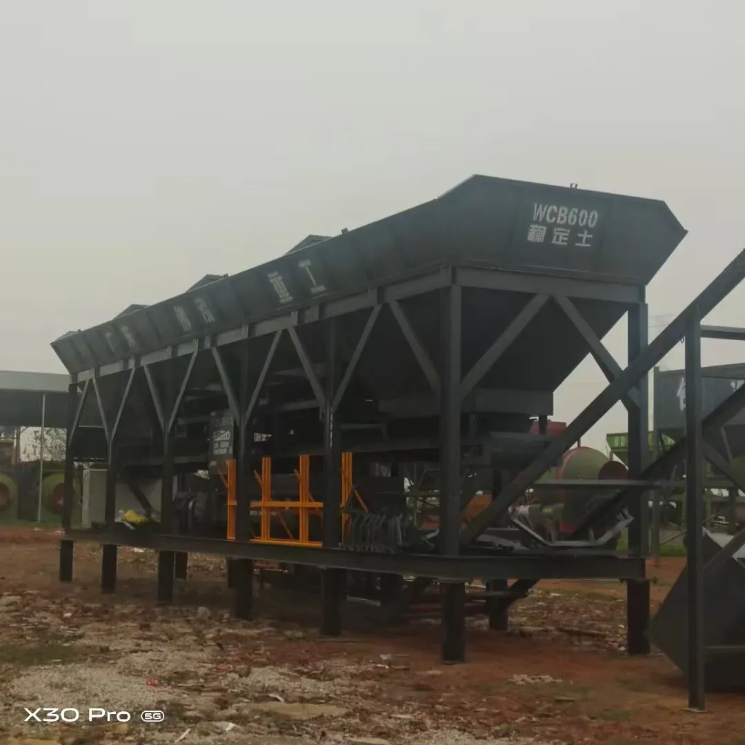 Integrated concrete mixing equipment, used to display equipment and structures related to the batching plant pre-installation preparation checklist.