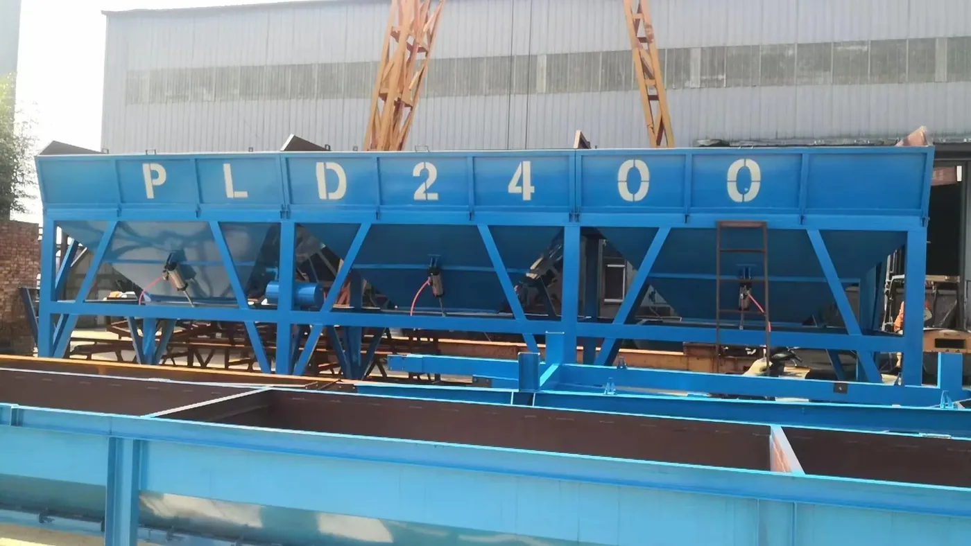 PLD aggregate batching equipment, used to display concrete equipment download-related equipment and structures