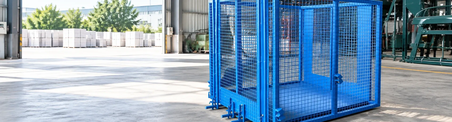 Actual photos of aerated block production line mold cage products and equipment structure