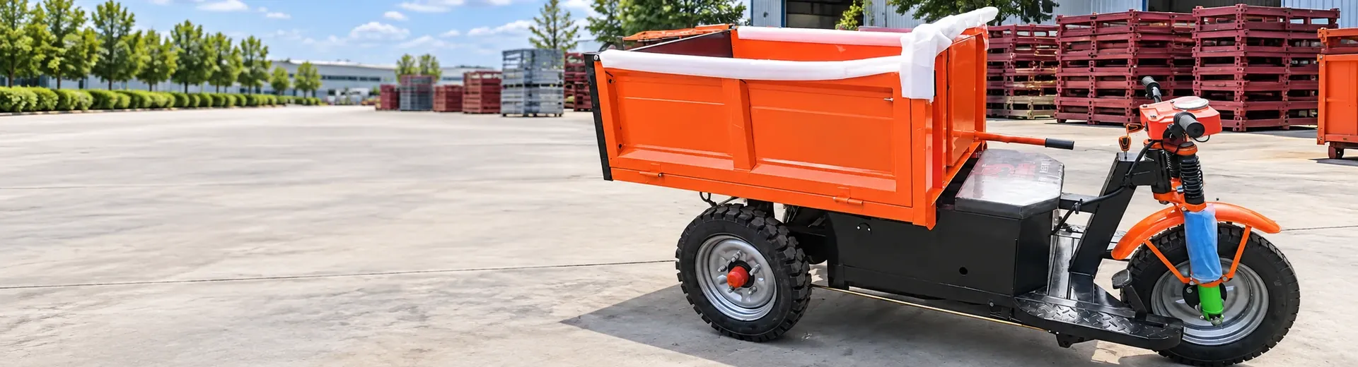 Actual photos of electric site transport vehicle products and equipment structure