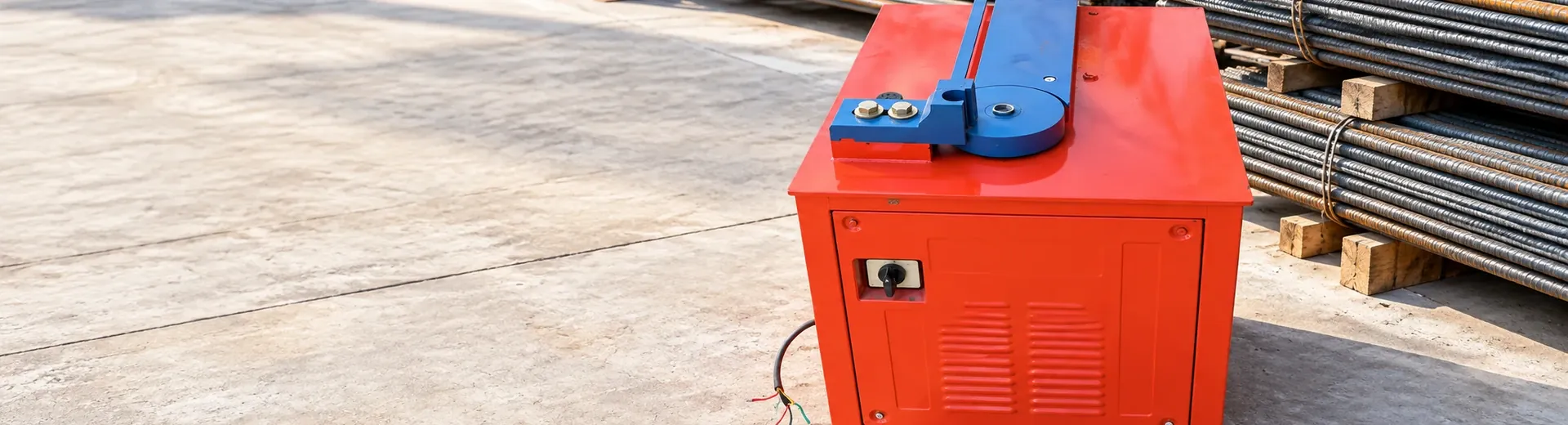 Real shots of rebar processing machinery product and equipment structure