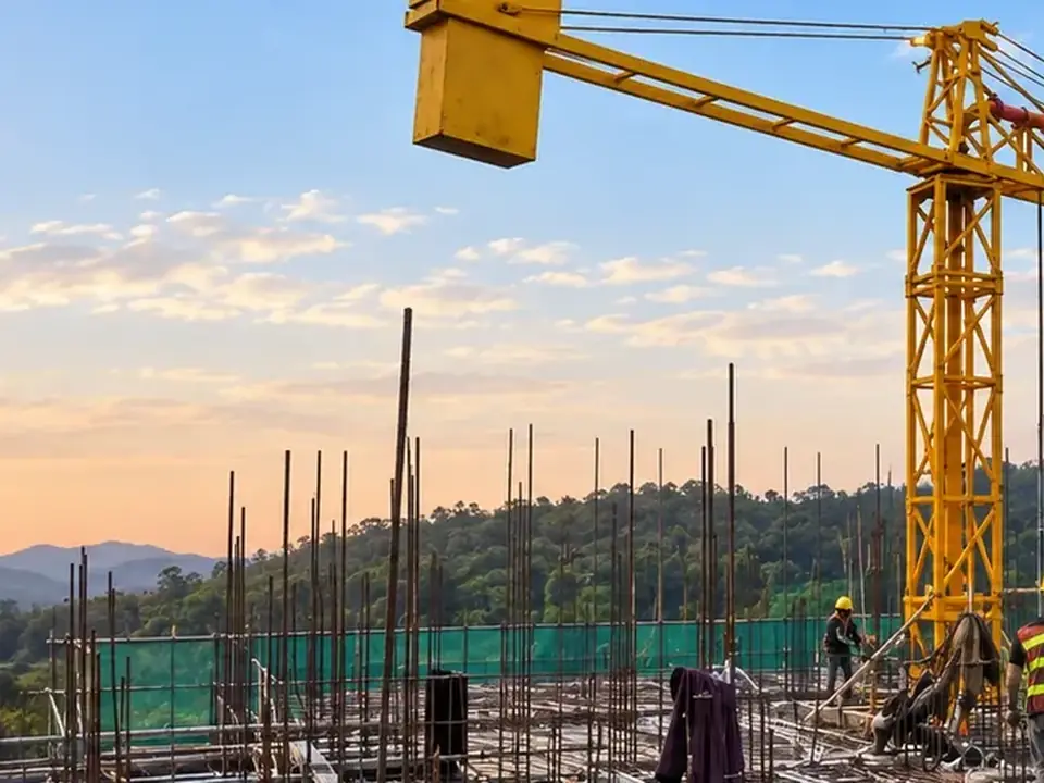 Concrete placing equipment products and equipment structure real shots