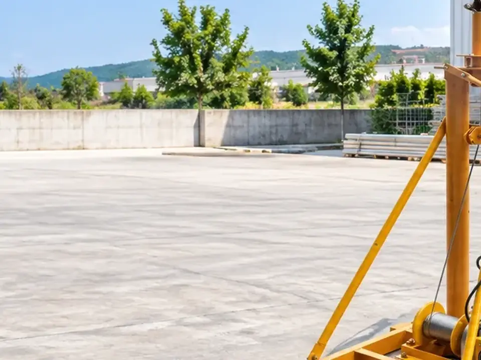 Actual photos of small construction hoisting equipment products and equipment structures