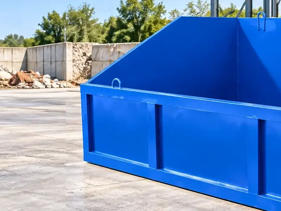 Actual photos of construction waste pit supporting equipment products and equipment structure